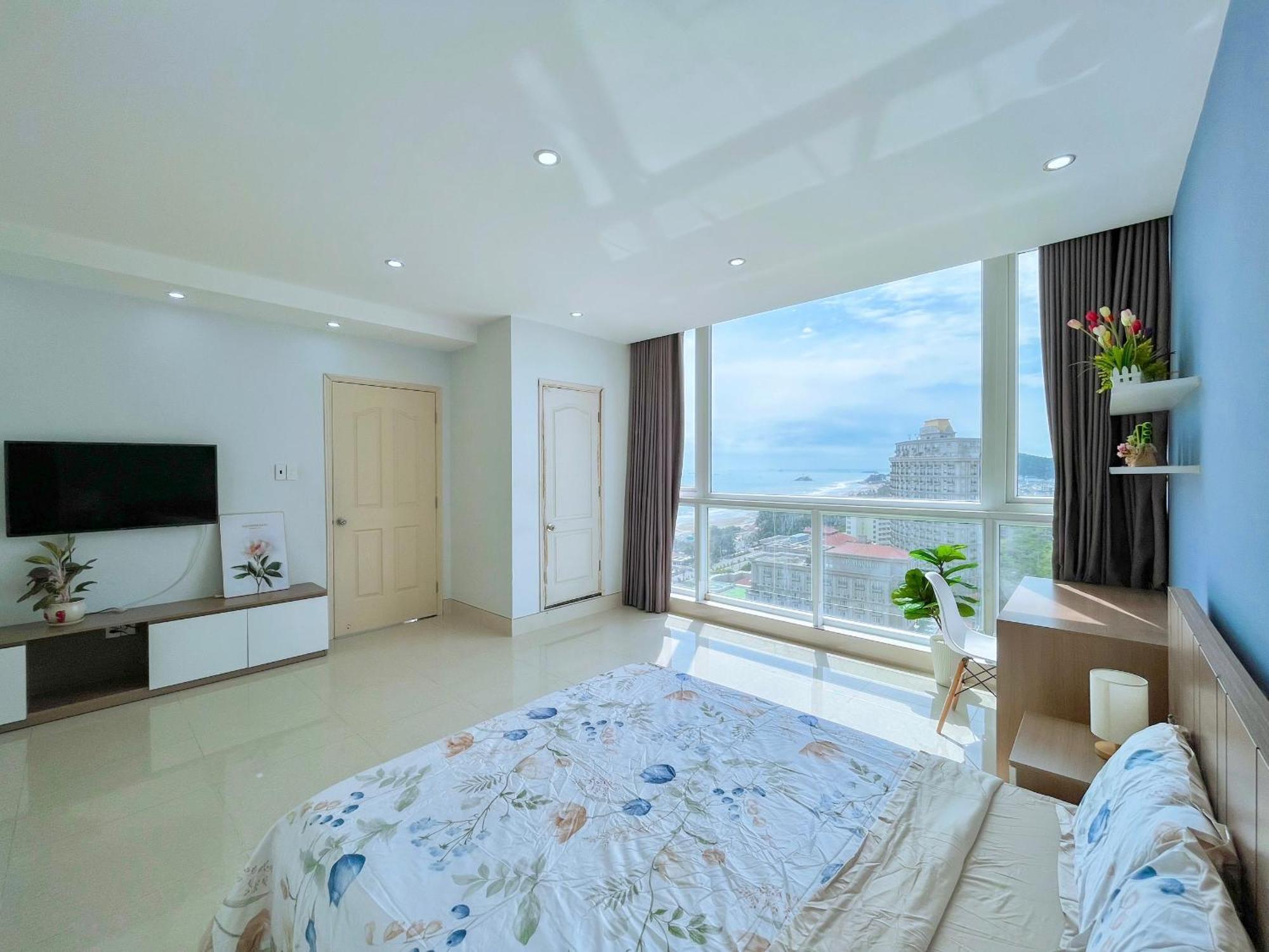 Can Ho Oasky,3 Phong View Dep Nhin Ra Bien,Nui Va Ho Bau Sen Vung Tau Zewnętrze zdjęcie