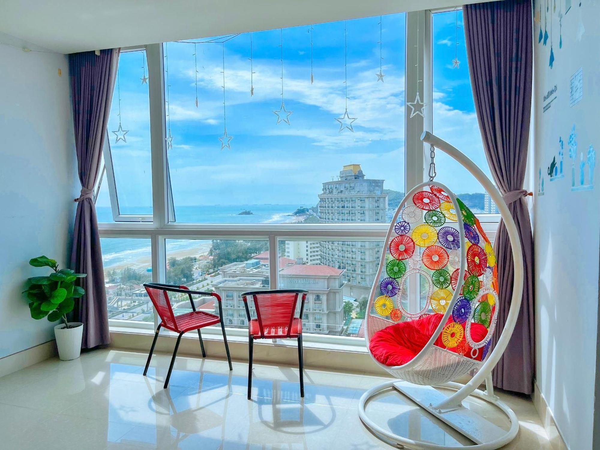 Can Ho Oasky,3 Phong View Dep Nhin Ra Bien,Nui Va Ho Bau Sen Vung Tau Zewnętrze zdjęcie