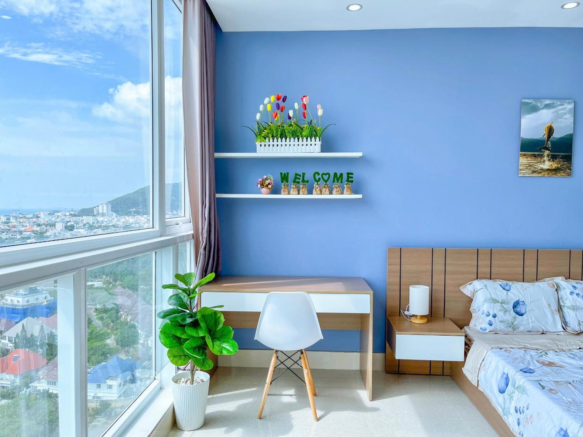 Can Ho Oasky,3 Phong View Dep Nhin Ra Bien,Nui Va Ho Bau Sen Vung Tau Zewnętrze zdjęcie