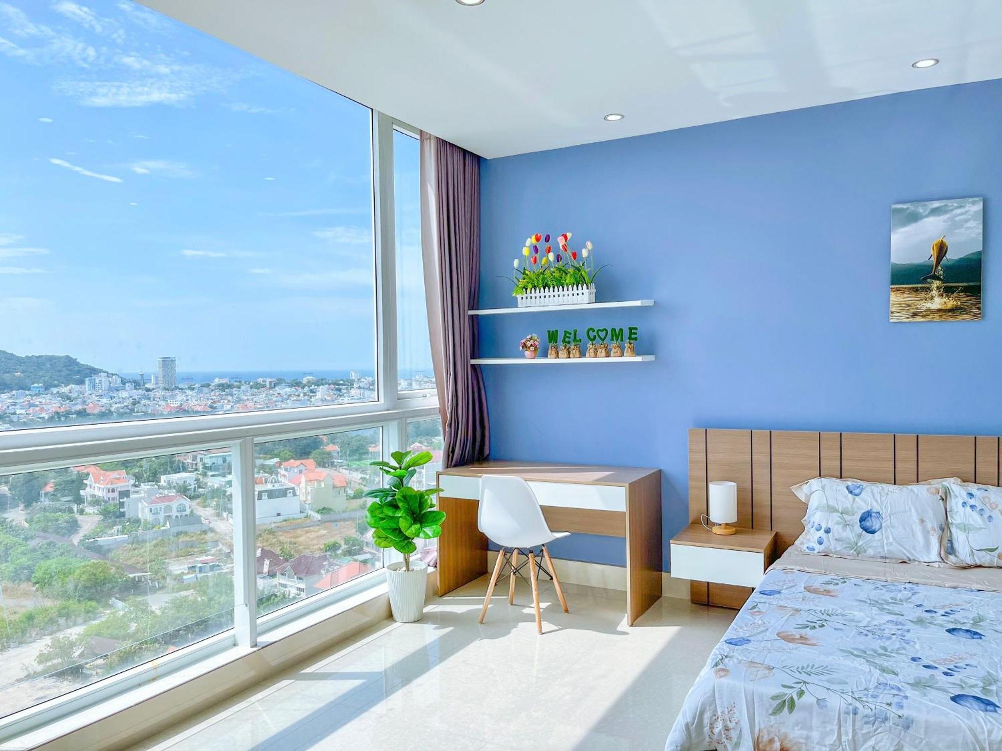 Can Ho Oasky,3 Phong View Dep Nhin Ra Bien,Nui Va Ho Bau Sen Vung Tau Zewnętrze zdjęcie